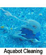 Aquabot under water cleaning